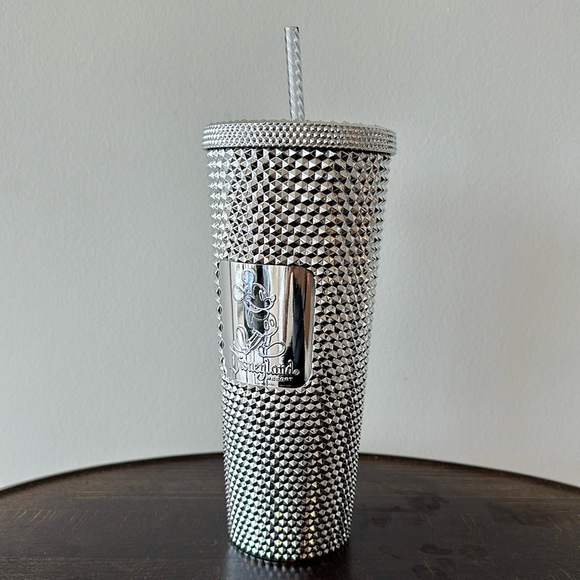 Starbucks Other - Silver Studded Disney Starbucks Tumbler